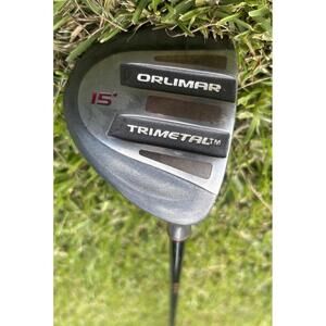 Orlimar Trimetal Fairway Wood 15 Degree with Graphite Firm Flex